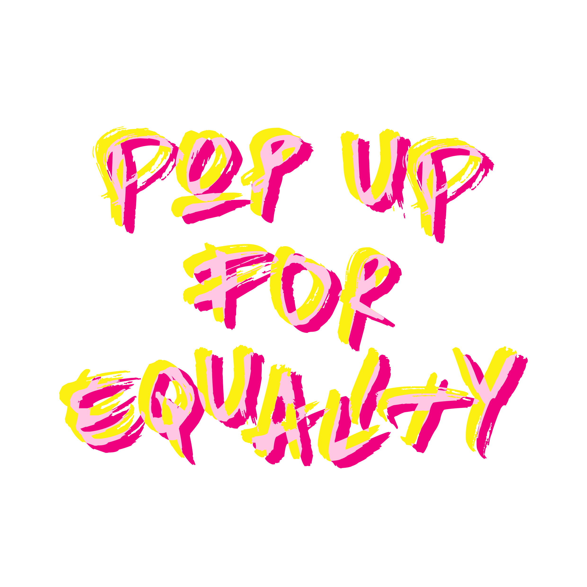 pop up for equality